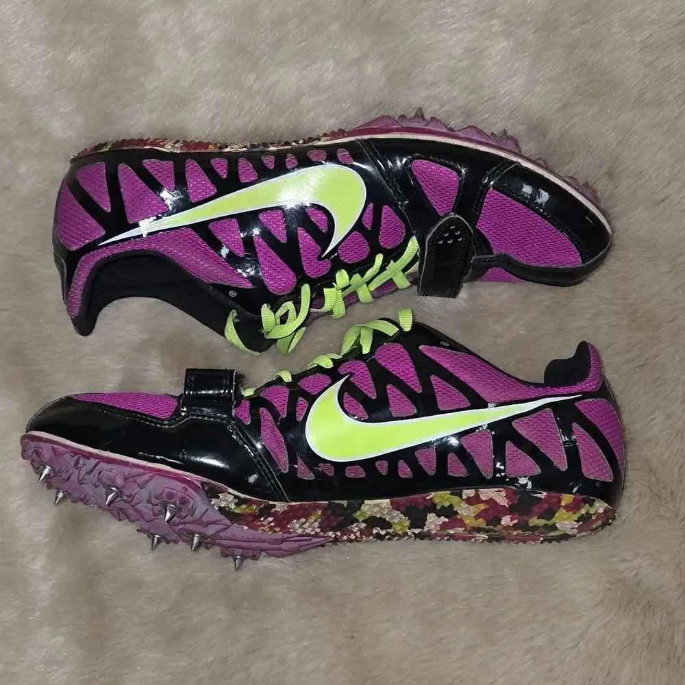 NIKE ZOOM RIVAL S TRACK AND FIELD SPRINT CLEAT SHOES, SIZE 9